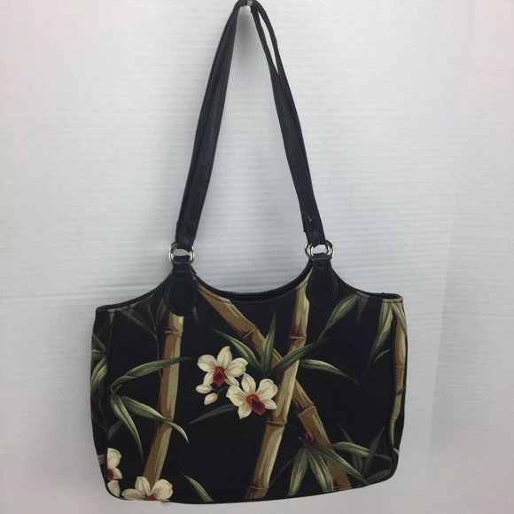 Cynthia Hart beaded floral bag purse black vintg - Picture 4 of 8